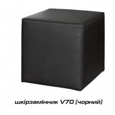 Черный пуф V70