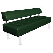 Офисный диван без подлокотников Тонус - зеленый